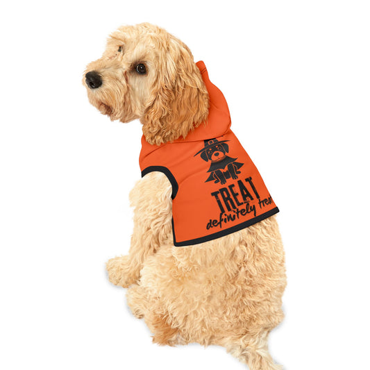 Halloween Pet Hoodie "Treat, Definitely Treat"