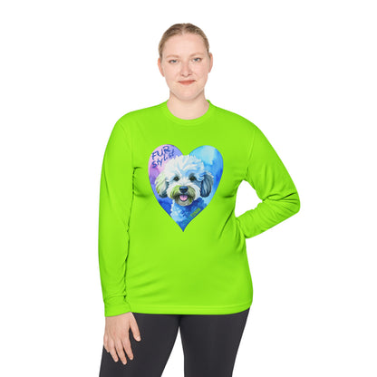 Dogtown Fur Stylist Groomer Long Sleeve Shirt (Doodle with Heart)