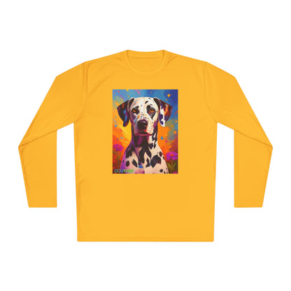 Pup Art Canvas Sport Long Sleeve Tee (Dalmation)