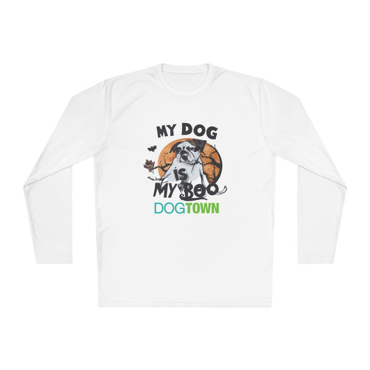 Dogtown "My Dog is my Boo" Halloween Long Sleeved Light Weight Polyester Tee
