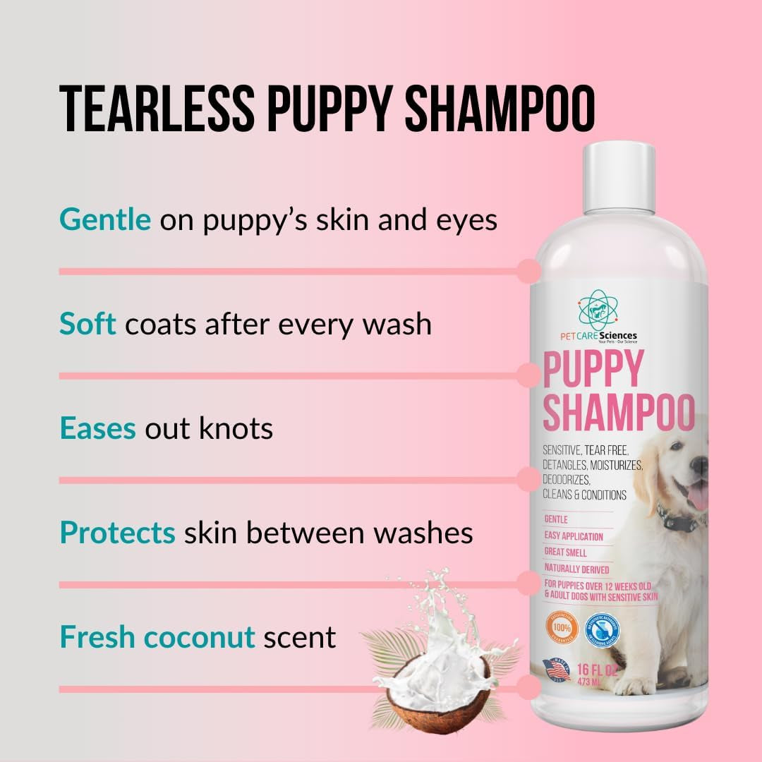 1 Gallon Tearless Puppy Shampoo and Conditioner - Groomers Choice - Made in the USA