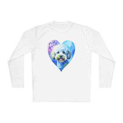 Dogtown Fur Stylist Groomer Long Sleeve Shirt (Doodle with Heart)