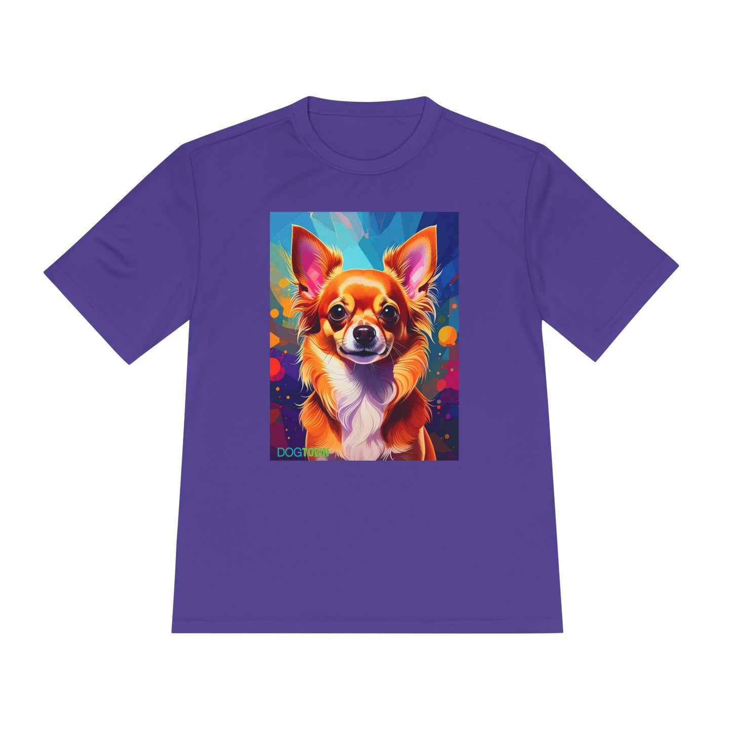 Pup Art Canvas Unisex Moisture Wicking Tee (Chihuahua)