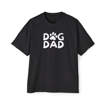 Dog Dad Heavy Oversized Tee, Perfect Gift for Dog Lovers, Casual Comfort, Father's Day, Pet Parent Apparel