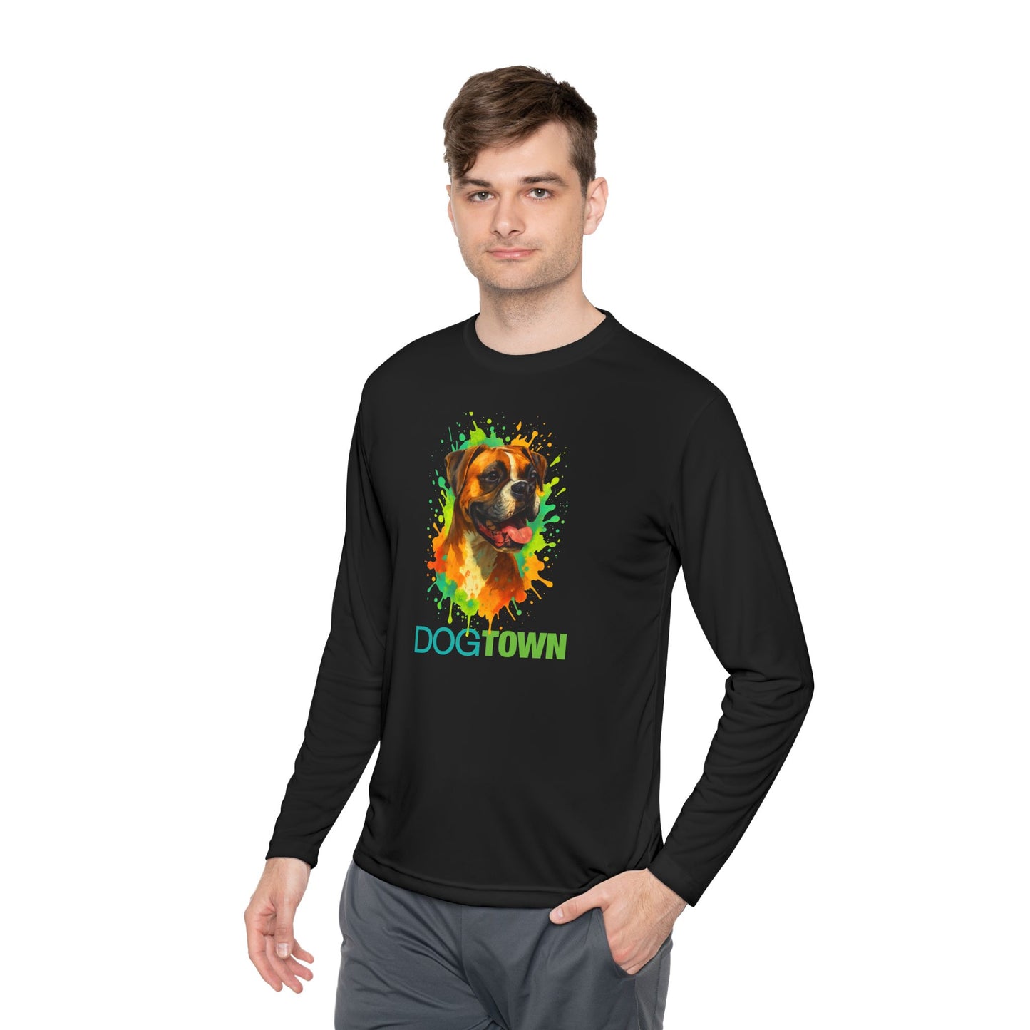 2025 Dogtown Dog Breed Collection - Sport Long Sleeve Tee (Fawn Boxer)