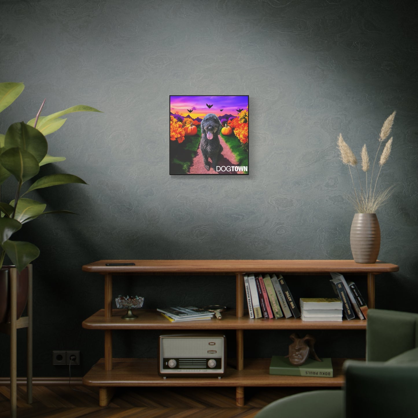 Einstein - Halloween Canvas