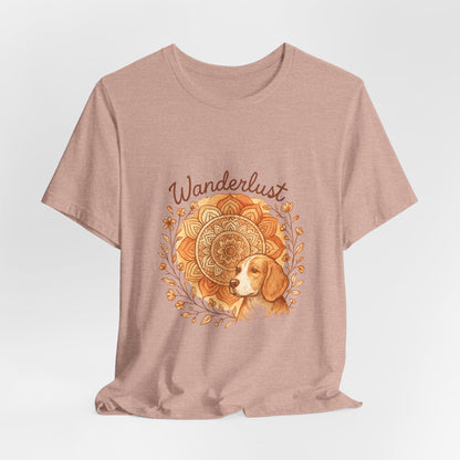 Dogtown Boho Revival "Wanderlust" Unisex Jersey Tee (Beagle)