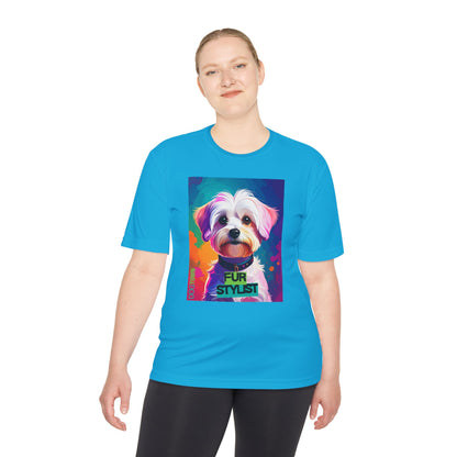 Dogtown Fur Stylist Groomer Shirt (Colorful with Havanese)