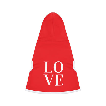 Valentine's Day Pet Hoodie "Love"