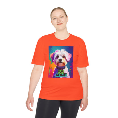Dogtown Fur Stylist Groomer Shirt (Colorful with Havanese)