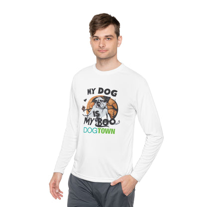 Dogtown "My Dog is my Boo" Halloween Long Sleeved Light Weight Polyester Tee
