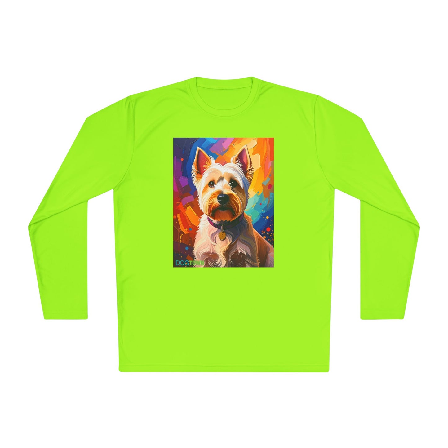 Pup Art Canvas Sport Long Sleeve Tee (West Highland White Terrier (Westie))