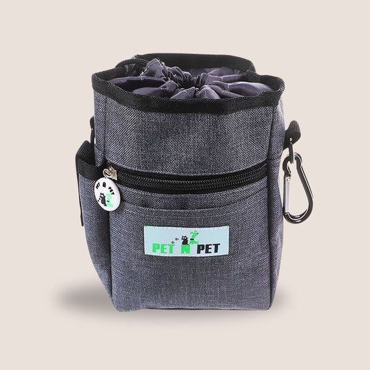 Dog Treat Pouch with 3 Rolls of Poop Bags