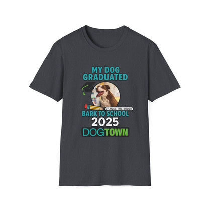 Bark to School 2025 - Unisex T-Shirt (Chance the Buddy)