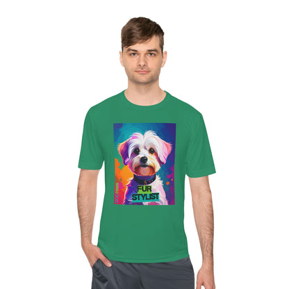 Dogtown Fur Stylist Groomer Shirt (Colorful with Havanese)
