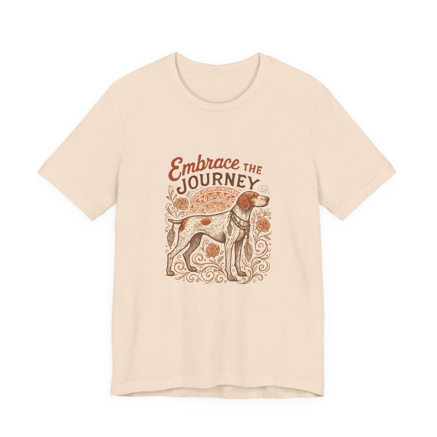 Dogtown Boho Revival "Embrace the Journey" Unisex Jersey Tee (German Shorthaired Pointer)