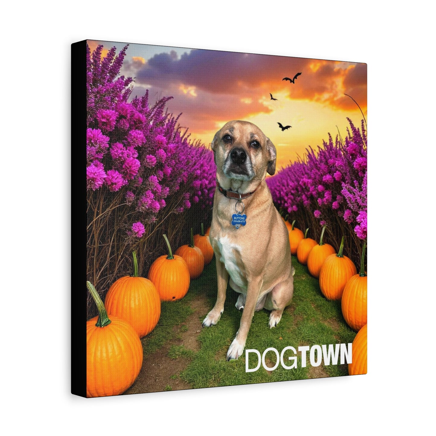 Buttons - Halloween Canvas