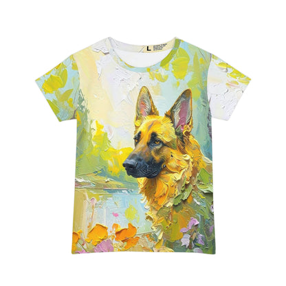 Dogtown Artistic German Shepherd Women's Tee