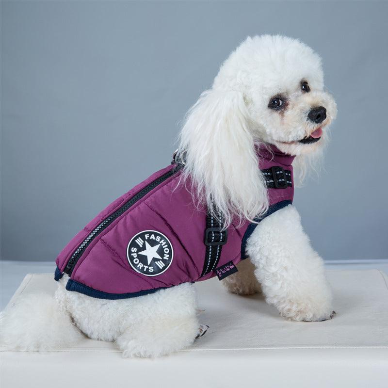 Winter Wonderland Pet Hooded Coat - Stylish And Warm Dog Jacket For Small Breeds