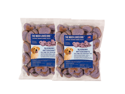 Much Loved Dog Training Treats - Blueberry Antioxidant 6 oz.