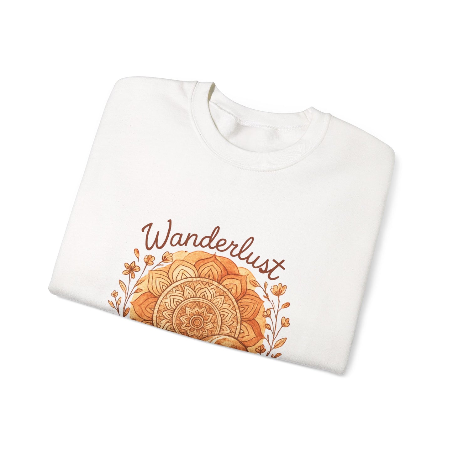 Dogtown Boho Revival "Wanderlust" Unisex Heavy Blend™ Crewneck Sweatshirt (Beagle)