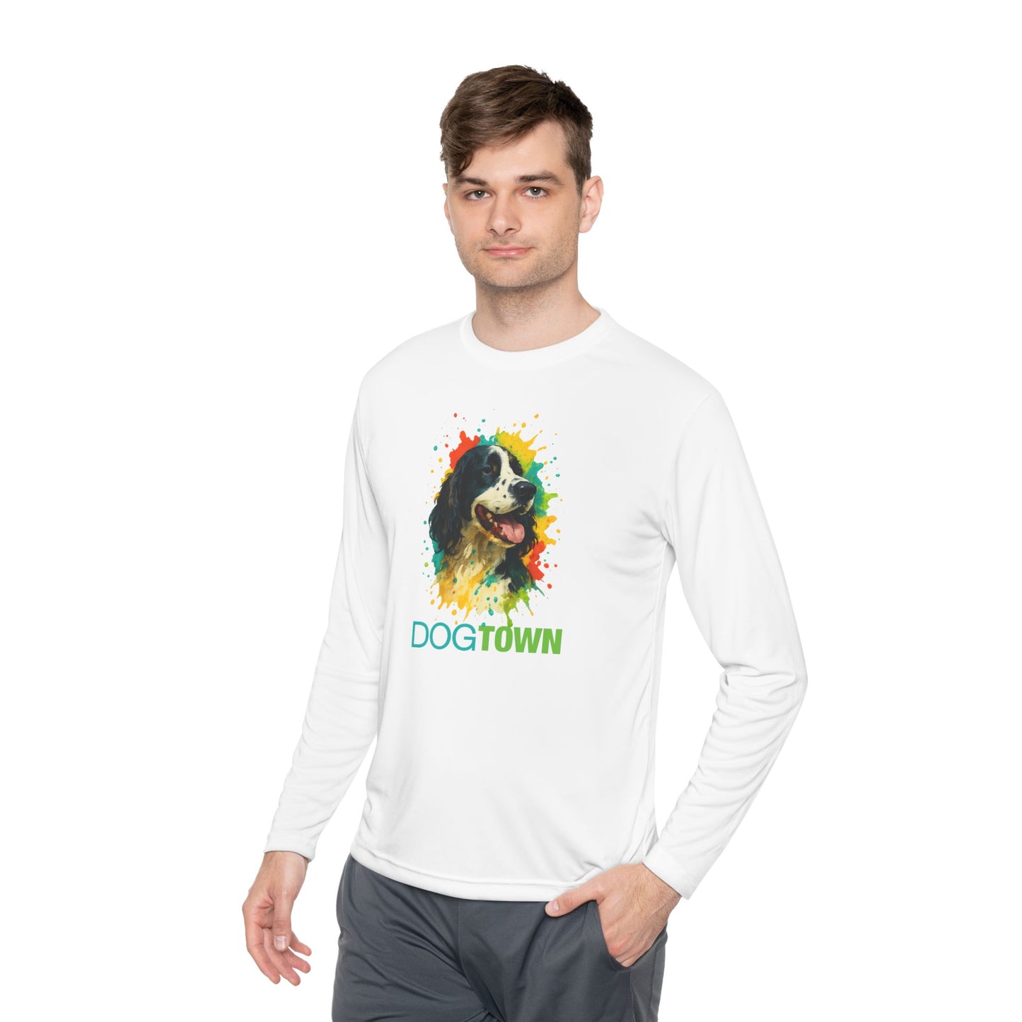 2025 Dogtown Dog Breed Collection - Sport Long Sleeve Tee (English Springer Spaniel)