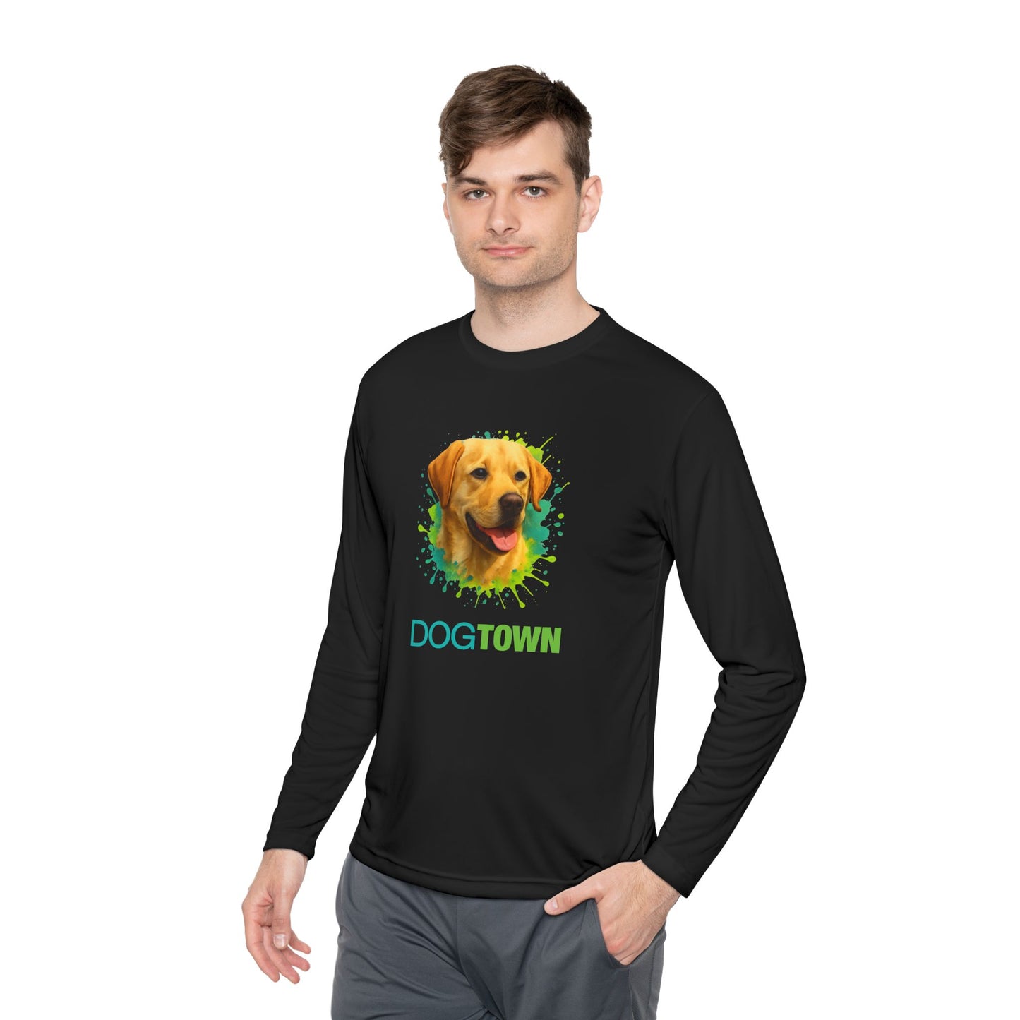2025 Dogtown Dog Breed Collection - Sport Long Sleeve Tee (Yellow Lab)
