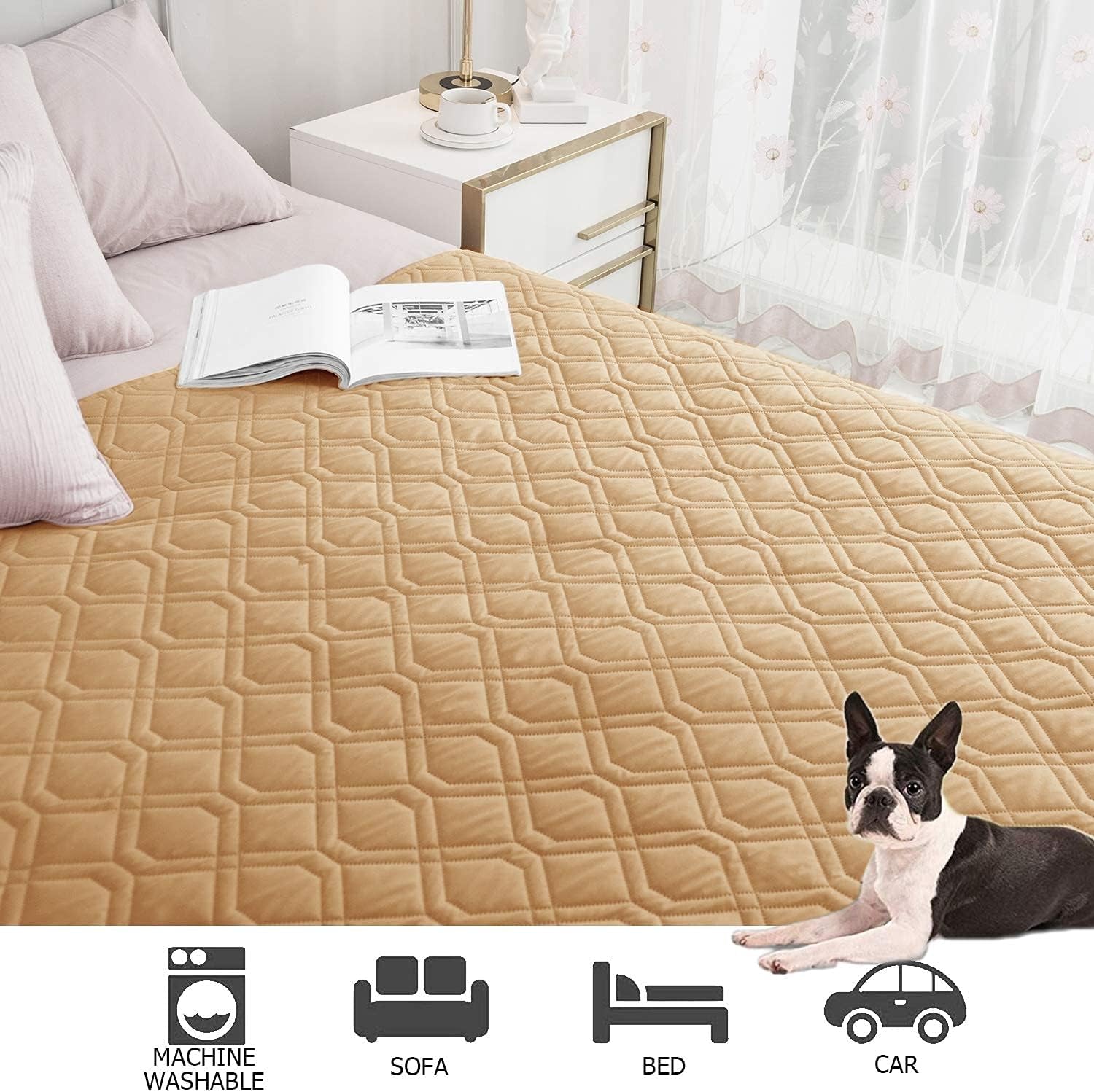 Waterproof Dog Bed Cover Pet Blanket for Furniture
