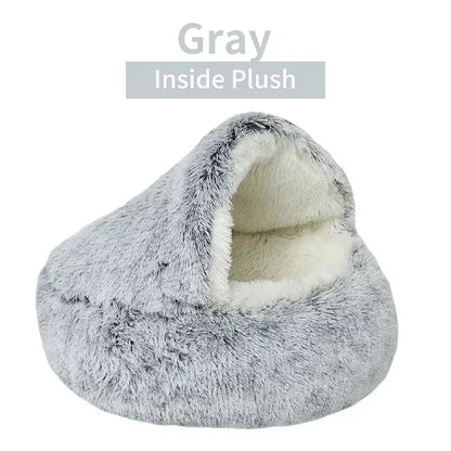 Soft Plush Pet Bed Nest with Cover