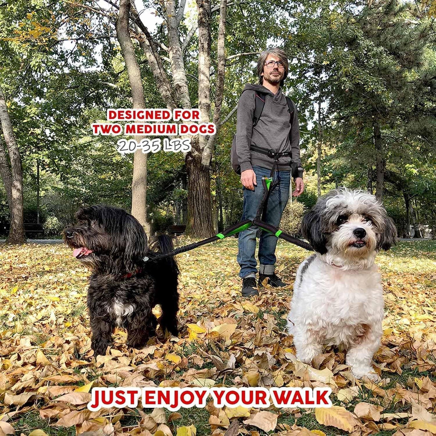 Double No Tangle Swivel Dog Coupler