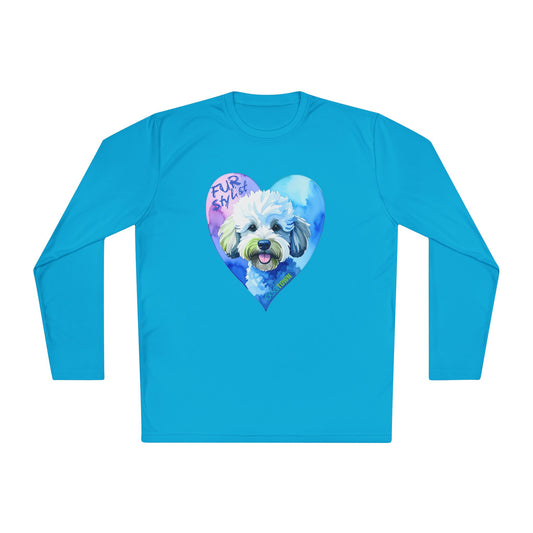 Dogtown Fur Stylist Groomer Long Sleeve Shirt (Doodle with Heart)
