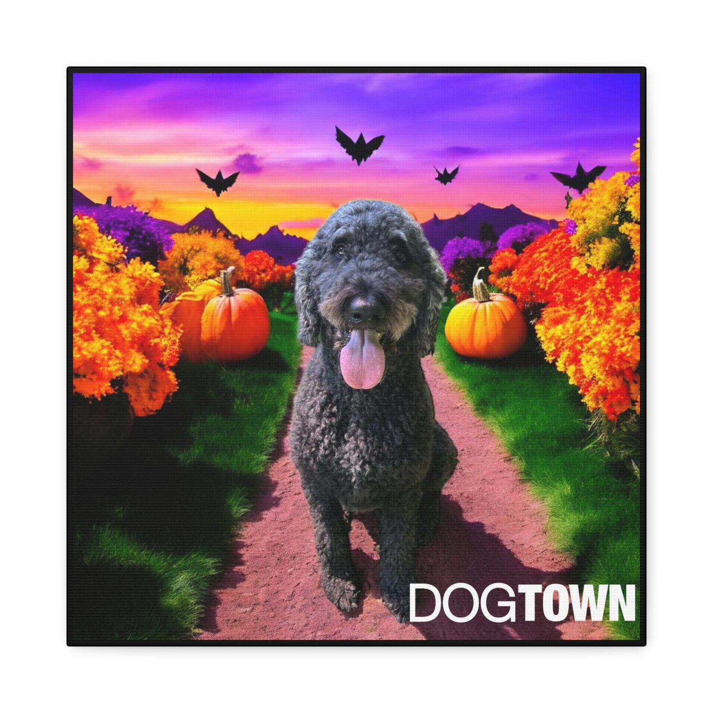 Einstein - Halloween Canvas