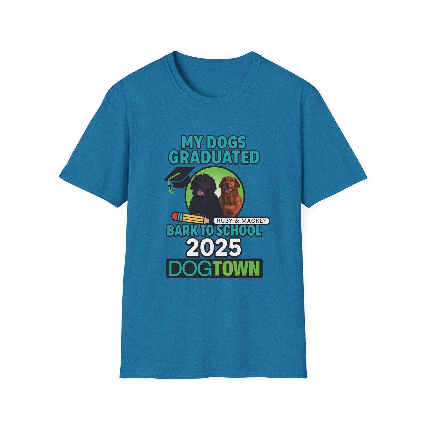 Bark to School 2025 - Unisex T-Shirt (Ruby & Mackey)