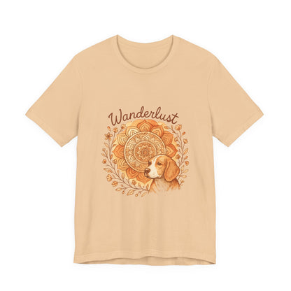 Dogtown Boho Revival "Wanderlust" Unisex Jersey Short Sleeve Tee (Beagle)