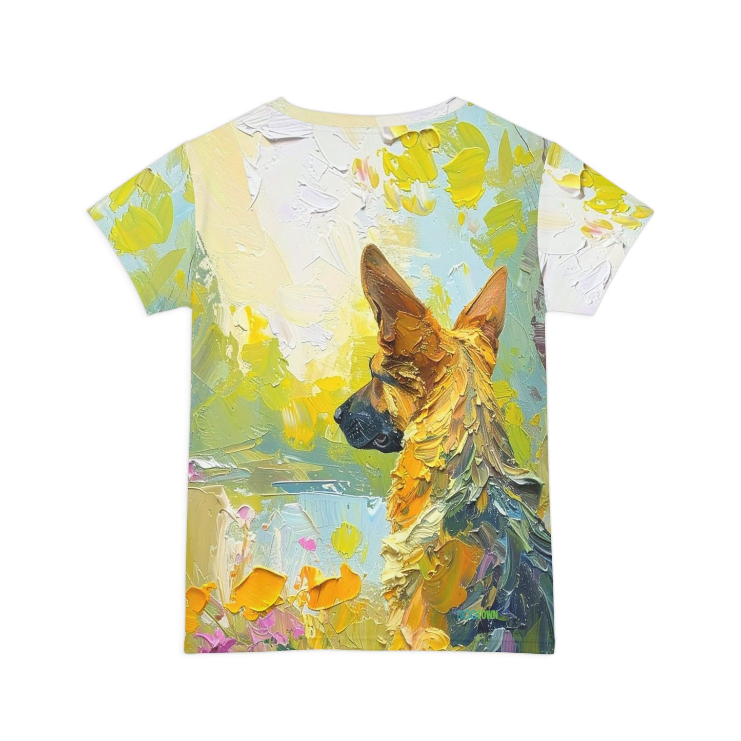 Dogtown Artistic German Shepherd Women's Tee