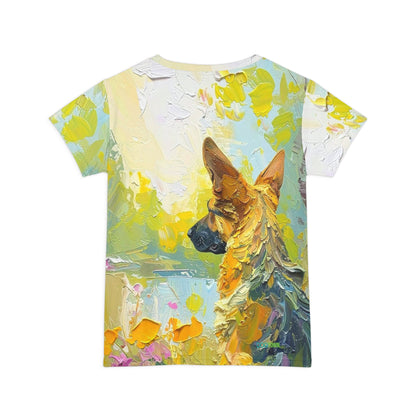 Dogtown Artistic German Shepherd Women's Tee