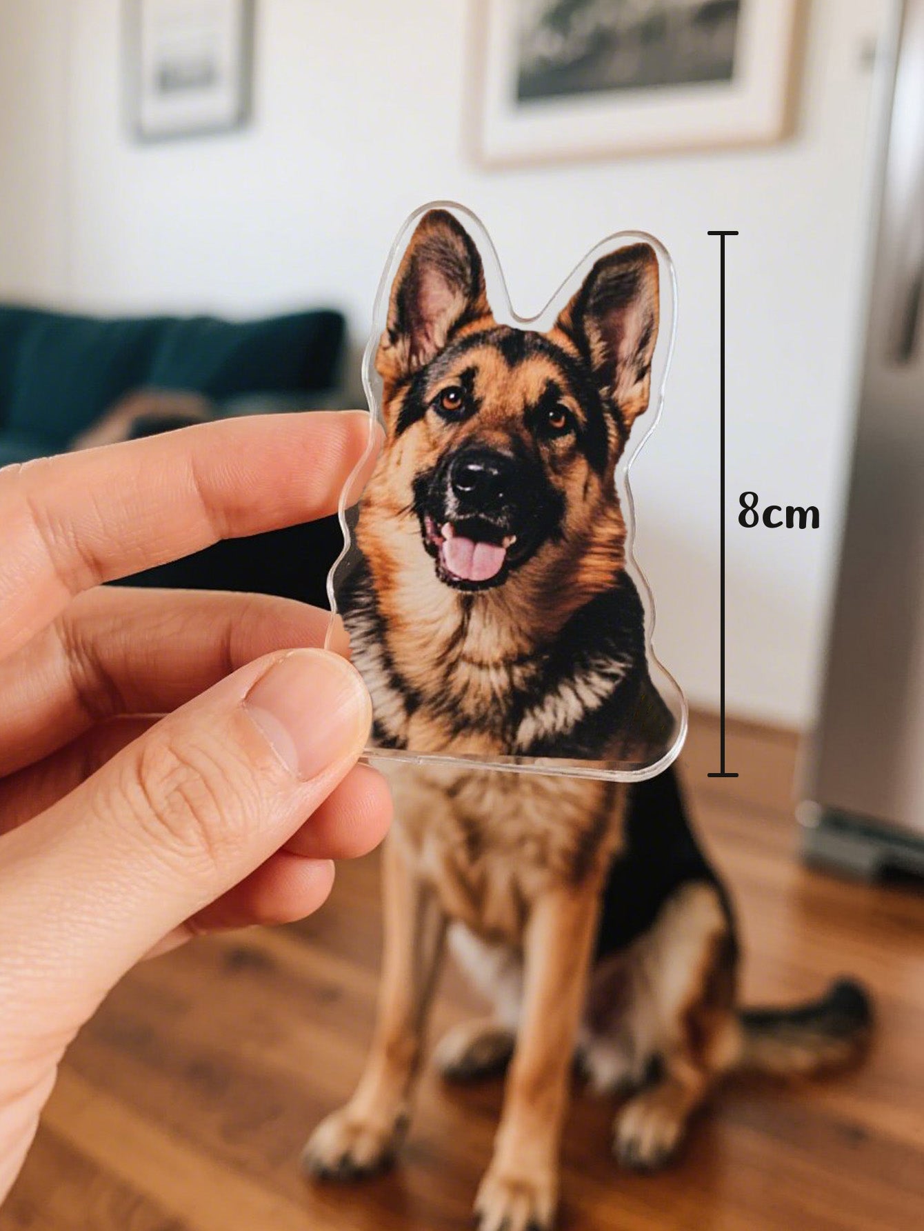 Custom Photo Irregular Shape Fridge Magnet – Personalized Kitchen Decoration