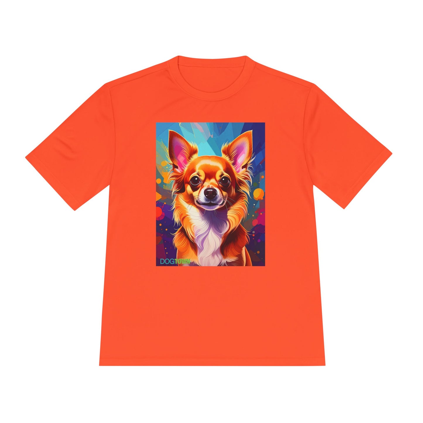 Pup Art Canvas Unisex Moisture Wicking Tee (Chihuahua)