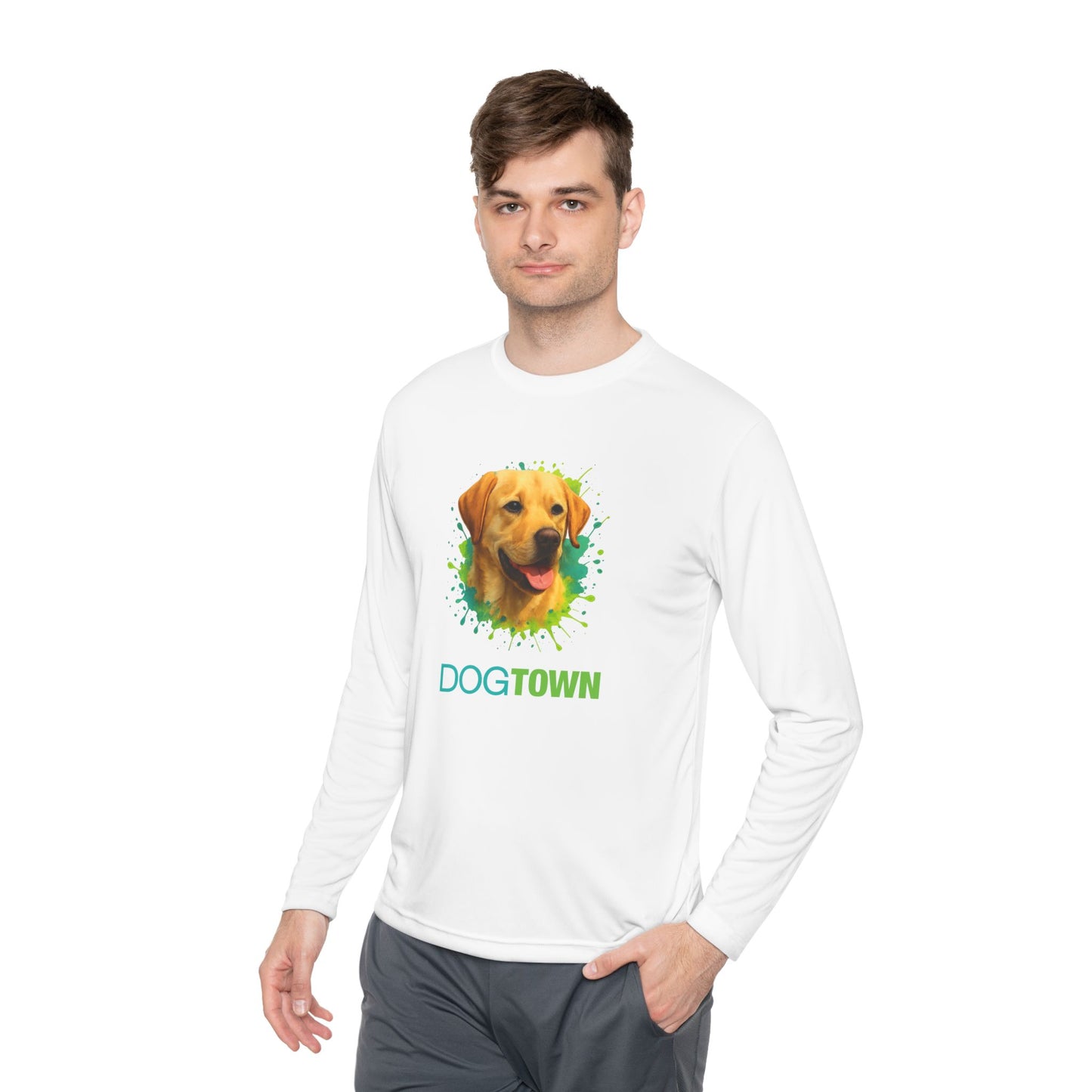 2025 Dogtown Dog Breed Collection - Sport Long Sleeve Tee (Yellow Lab)