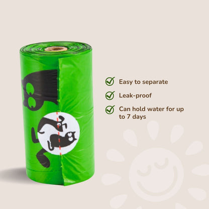 Lavender-Scented Colorful Poop Bags