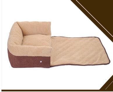 Luxury Haven Pet Retreat: Convertible Bed With Blanket