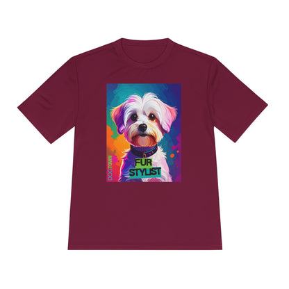 Dogtown Fur Stylist Groomer Shirt (Colorful with Havanese)