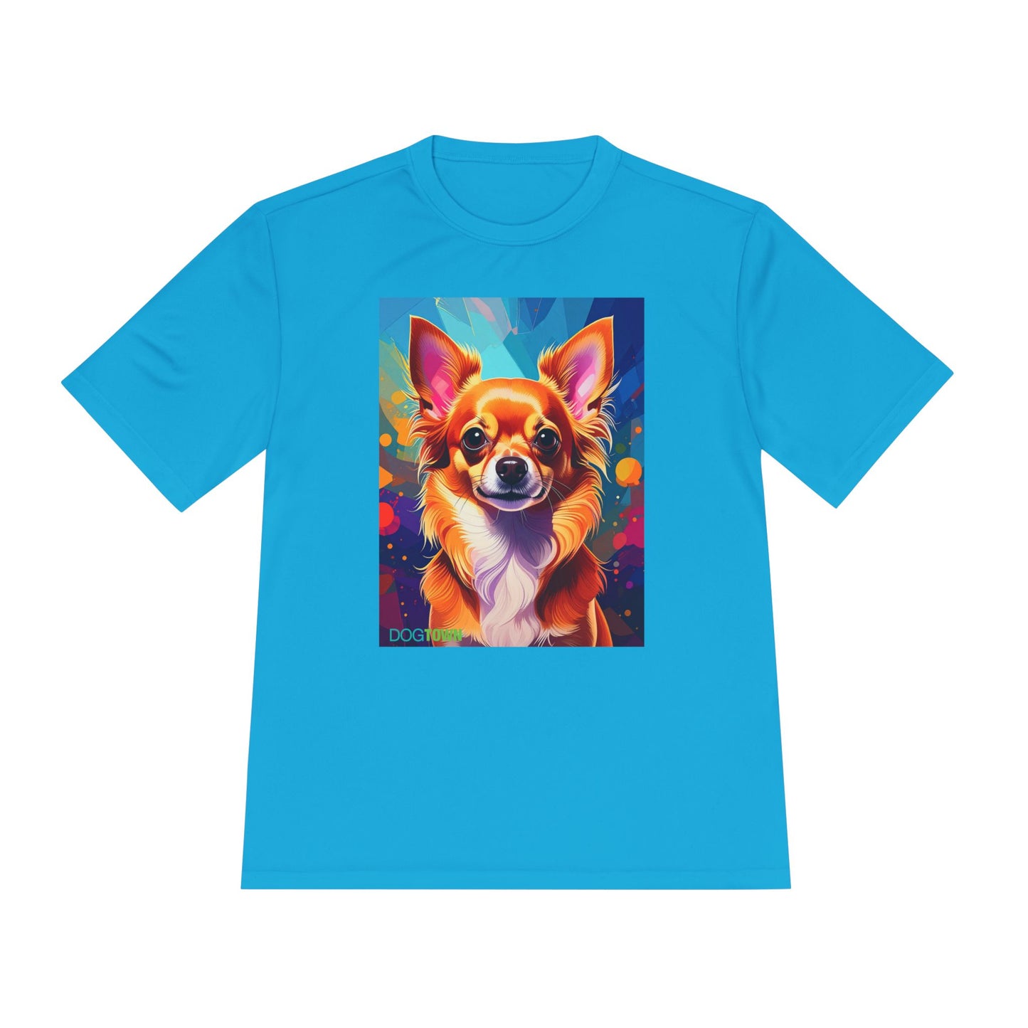 Pup Art Canvas Unisex Moisture Wicking Tee (Chihuahua)