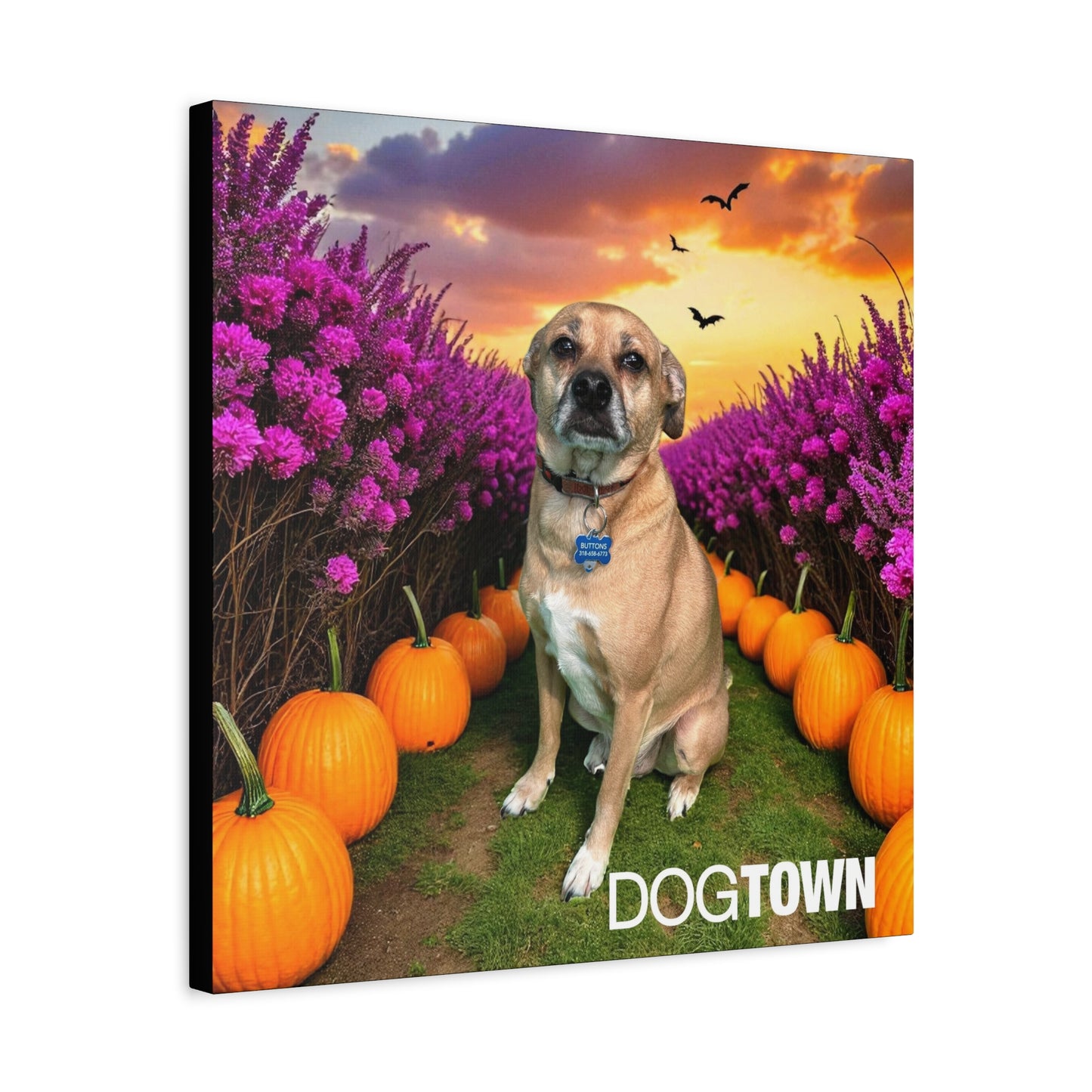 Buttons - Halloween Canvas