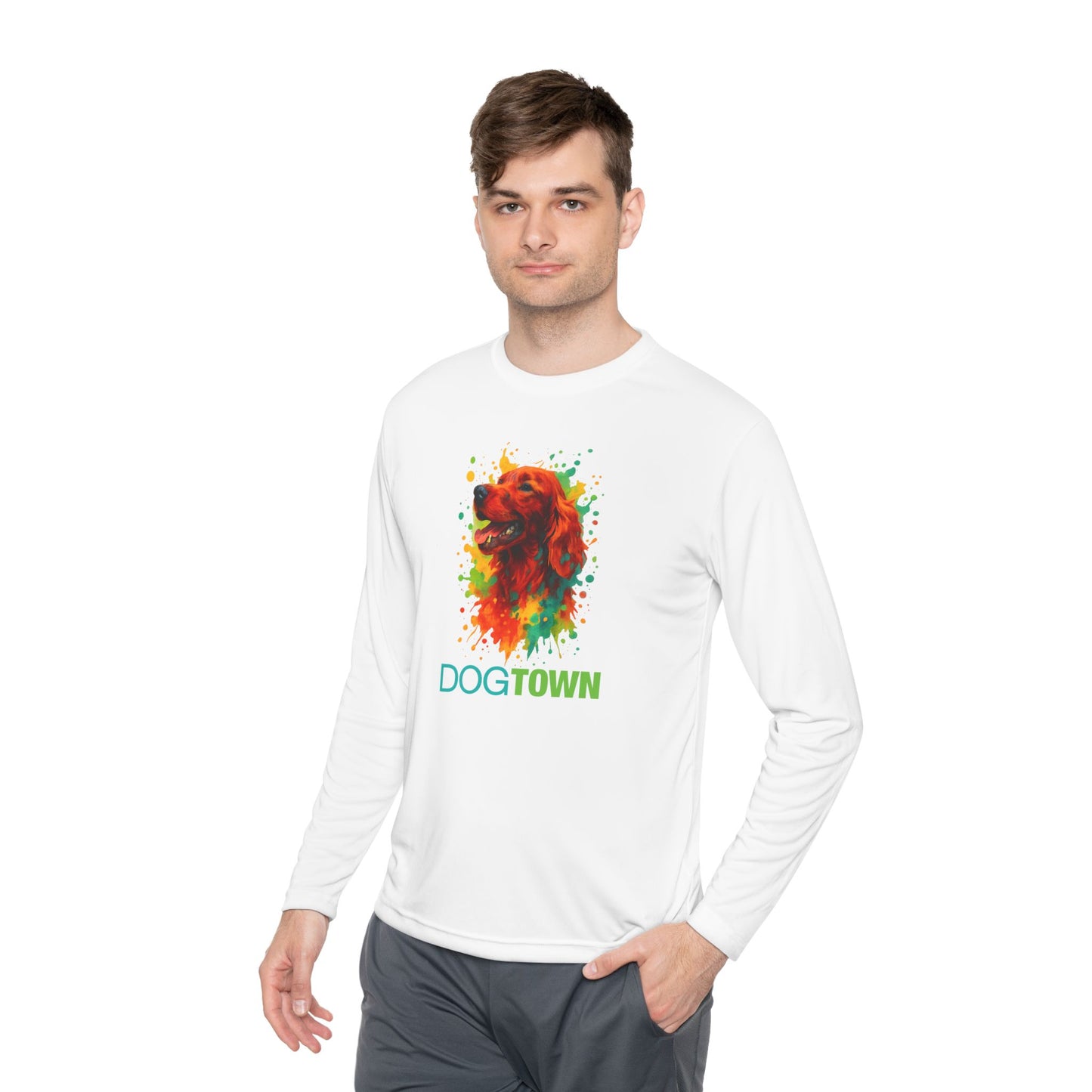 2025 Dogtown Dog Breed Collection - Sport Long Sleeve Tee (Irish Setter)