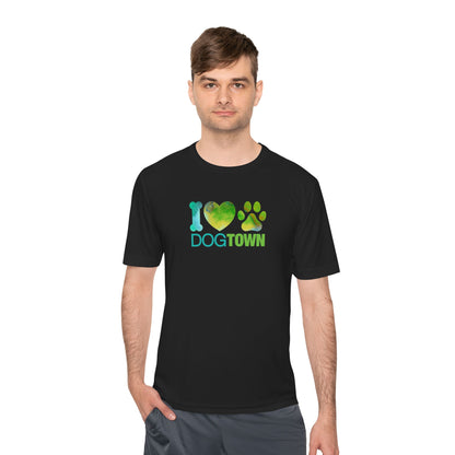 Dogtown "I Heart Paw" Short Sleeve Polyester Lightweight Tee