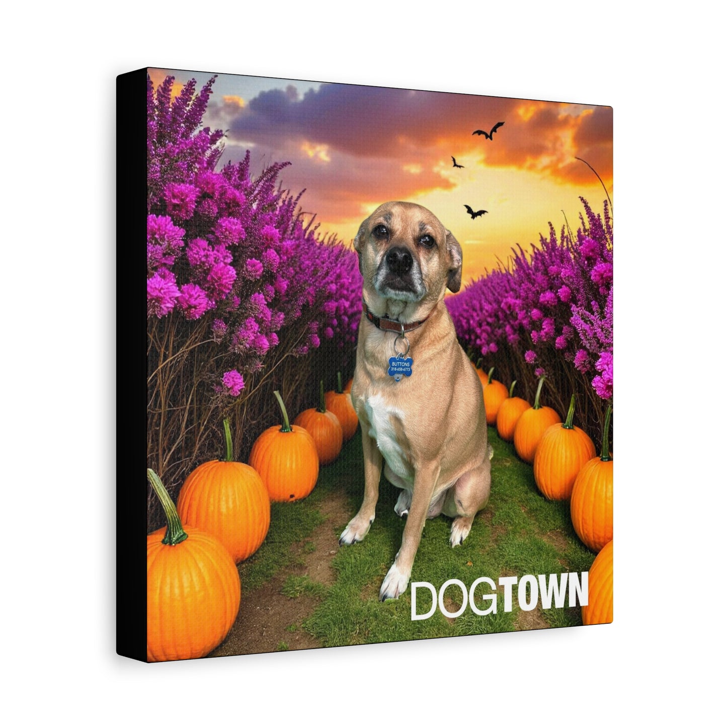 Buttons - Halloween Canvas