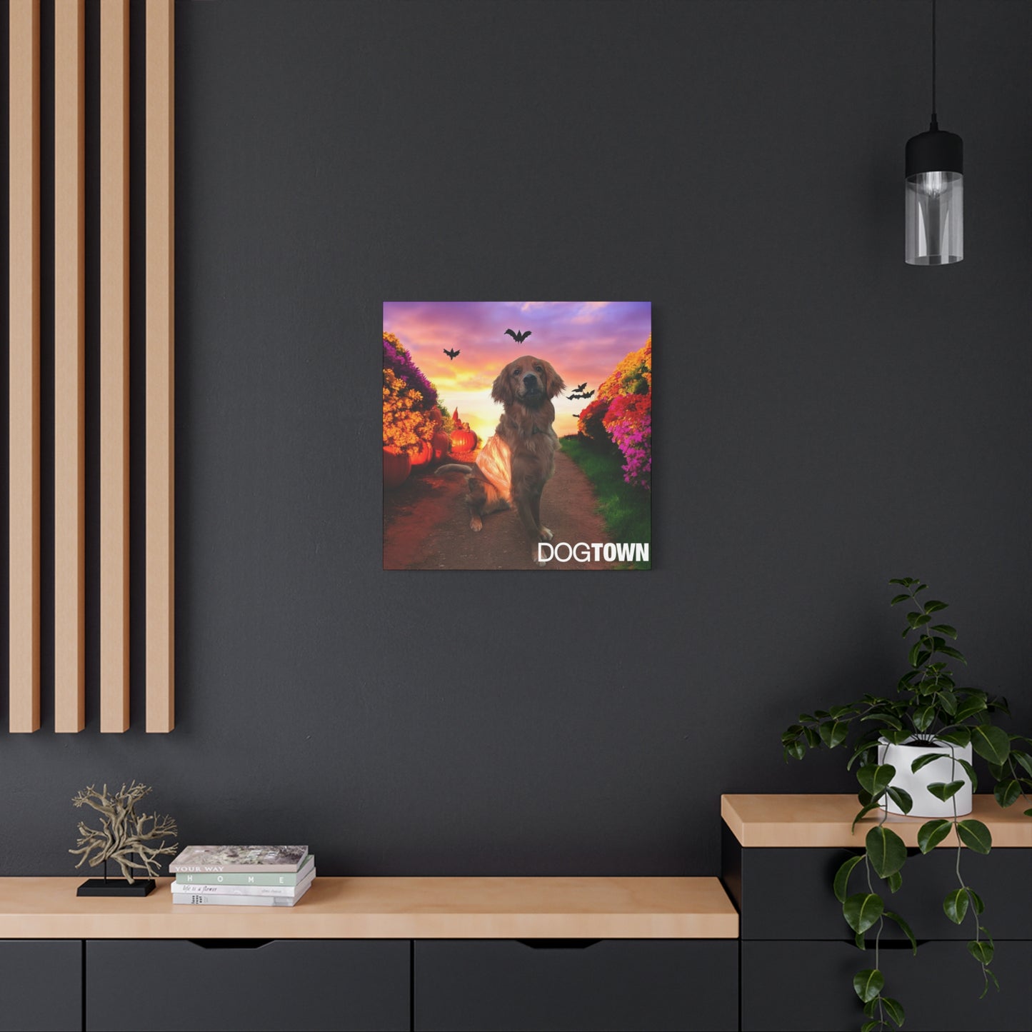 Louie - Halloween Canvas