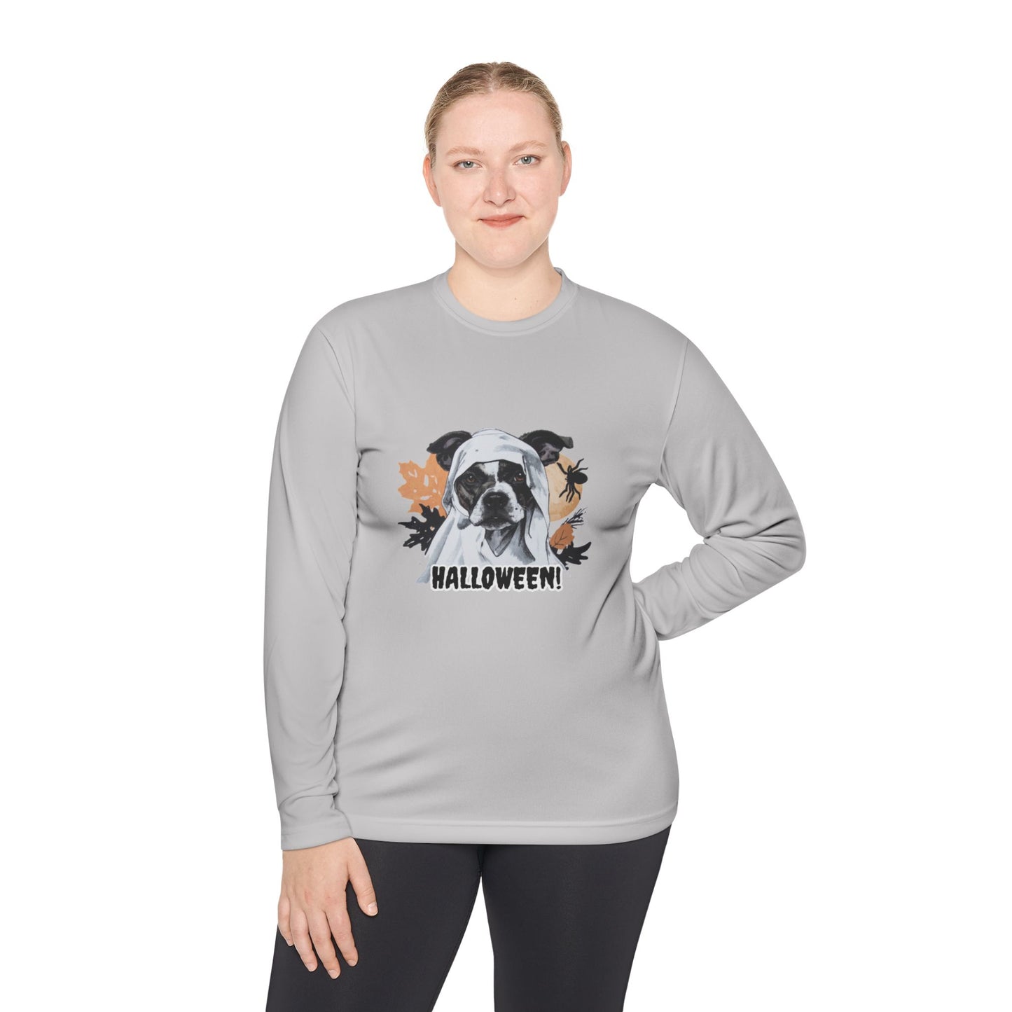 "Halloween" Long Sleeve Polyester Lightweight Tee