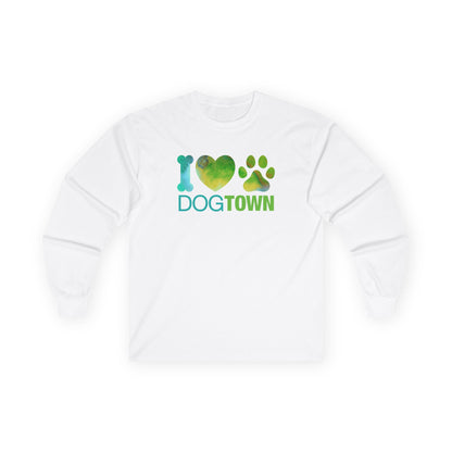 Dogtown "I Heart Paw" - Long Sleeve Cotton Tee
